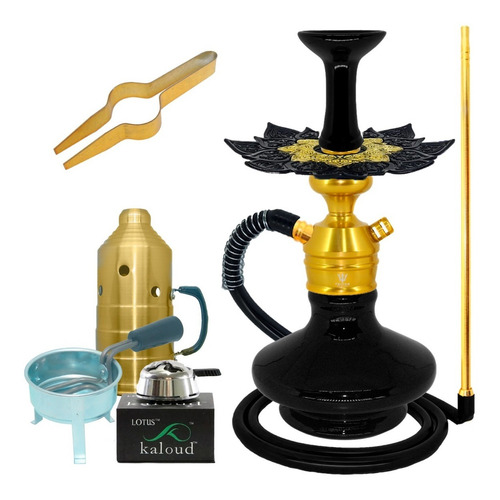 Narguile Completo Triton Zip Barato Anti Chamas Kaloud Zeus