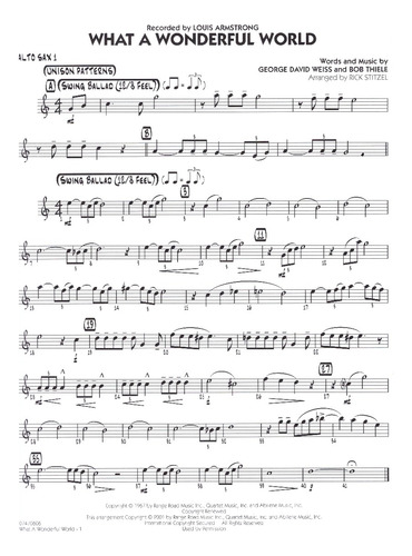 What A Wonderful World: Hal Leonard Discovery Jazz (score &