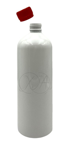 Botellas Envases Blancos Pet 1 Litro Tapa Inviolable X 100
