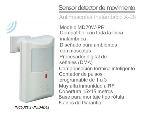 Imagen 4 de 10 de Kit Alarma Inalambrica X28 Domiciliaria Casa Llamador Telefonico Via Linea Fija Completo