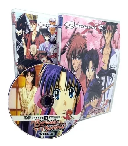 Box Dvd Rurouni Kenshin Dublado Samurai X + Filme + Ovas +18