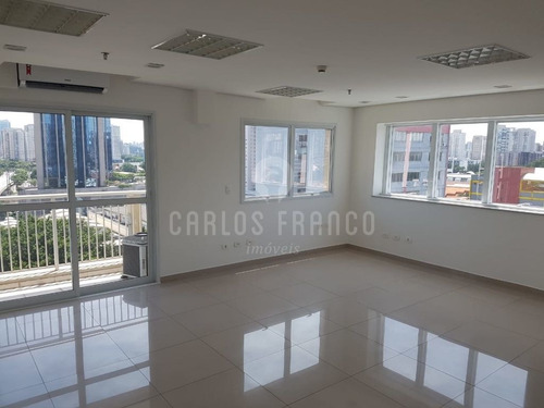 Imagem 5 de 8 de Conjunto Comercial De 38m², Com Ar-condicionado, Vão Livre, Banheiro, Sacada, 1 Vaga - Água Branca - Cf64968