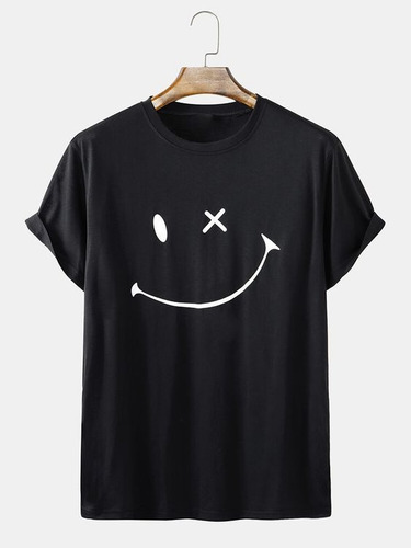 Imagen 1 de 4 de Remera Camiseta Carita Feliz Guiño