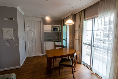 Imagem 4 de 15 de Flat Com 1 Dorm, Escritório, Cozinha Americana, A Poucos Metros Da Av. Paulista - Sf24901
