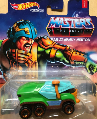 Hot Wheels Masters Of The Universe, He-man, Carro Man-at-arm