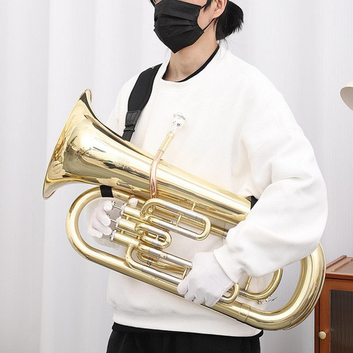 Tuba Alça De Ombro Instrumento Estilingue Resistente Ao