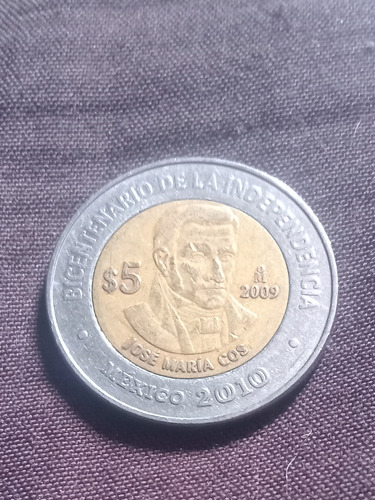 Monedas $5 Pesos Bicentenario 