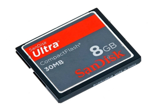 Compact Flash Sandisk 8gb Cartão De Memória Cf Ultra