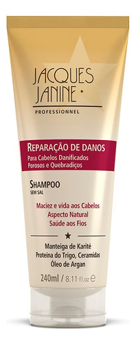 Shampoo Reparação De Danos 240ml - Jacques Janine