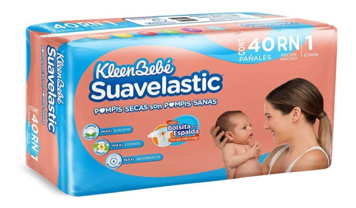 Suavelastic Etapa 1 Talla Rn 2.5-5.5kg 120 Pañales