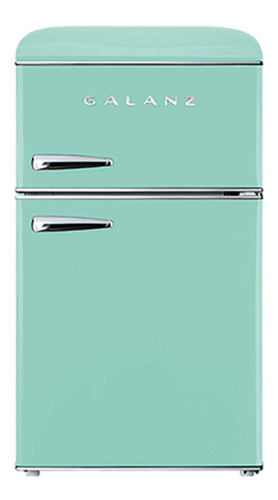 Frigobar Galanz GLR31T surf green, geladeira com freezer 88L