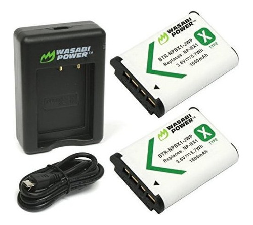 Bateria Wasabi Power (paquete De 2) Y Cargador Dual Para Son