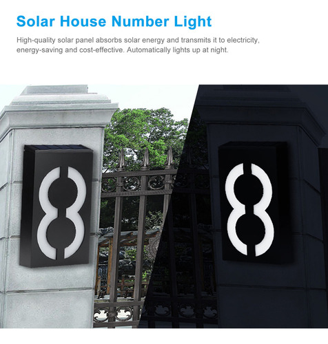 Señal De Dirección Led Con Energía Solar Para Hogar, Villa,