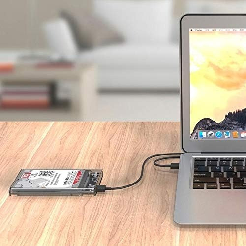 Case Hd Transparente Notebook Pc Xbox Sata 2.5 Usb 3.0
