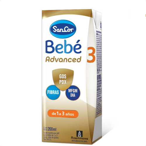 Sancor Bebe 3 Advanced A Partir De 1 Año 200ml