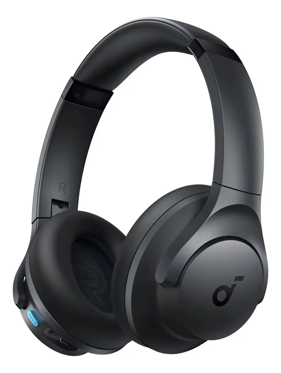 Anker Soundcore Audífonos Gamer Bluetooth Q11i de Diadema Hi-Res Audio Drivers Dinámicos de 40 mm 22 Ajustes de EQ Almohadillas Desmontables Control de Graves 60 Horas Negro