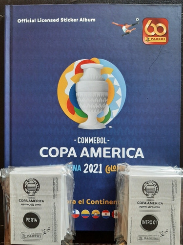 Album Copa América 2021 Tapa Dura, Completo A Pegar 