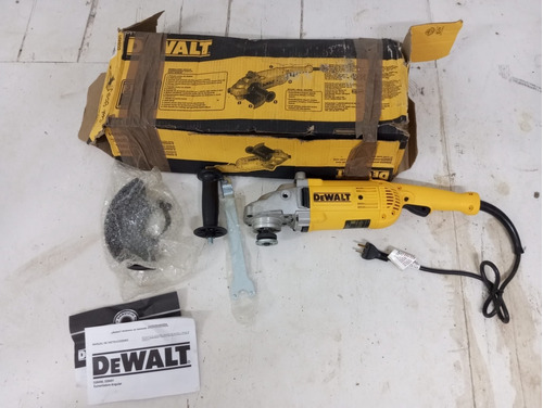 Amoladora Angular 7'', 2200w, Dewalt, Para Un Disco De 180mm