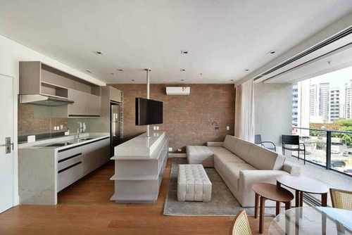 Imagem 23 de 27 de Apartamento Mobiliado 62 Metros, 1 Dormitório, 2 Vagas, Para Locação, R$ 6.700,00 Na R. Elvira Ferraz, 250 Vila Olímpia, São Paulo, Sp - Sp - Ap5579_sales