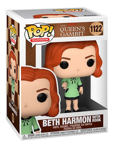 Funko Pop Gambito De Dama - Beth Harmon With Rook #1122