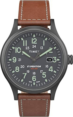 Timex Expedition Scout Solar - Reloj De Piel Para Hombre