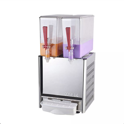 Dispensador De Jugos 2 Cubas X 10 Lt C Enfriamiento Unique C