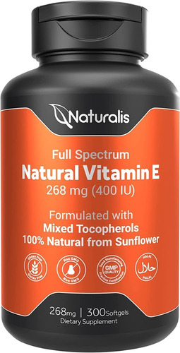 Vitamin E 400iu Naturalis - Unidad a $1138