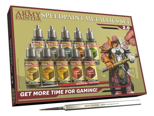 The Army Painter Speedpaint Metallics Set 2.0
