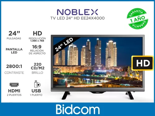 Televisor Tv Hd 24 Pulgadas Noblex X4000 Db24x4000 Hdmi Csi