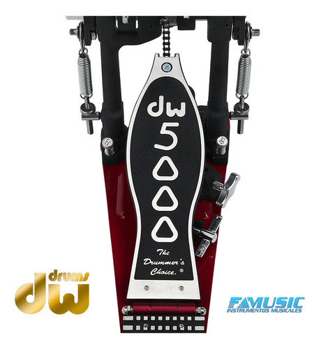 Pedal De Bombo Dw Dwcp5000ad4 Doble Cadena - Envios