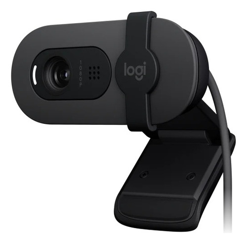 Webcam Camara Logitech Brio 100 Fhd 1080p Usb-a Color Negro