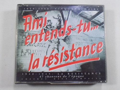 Martine Sarri Ami, Entends-tu... La Résistance 2 Cds Francia