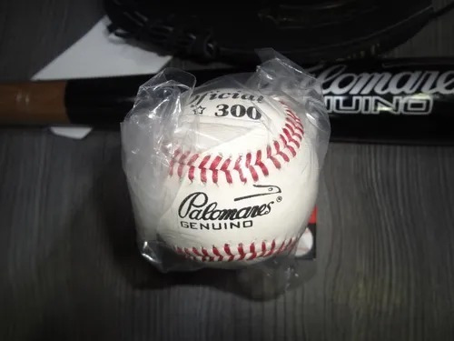 Kit Beisbol Juvenil Manopla,bat Y Pelota Palomares Genuino