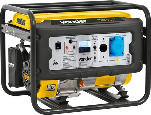 Gerador À Gasolina 3,1 Kva 4t Ggv-3100 Mono 110/220v Vonder