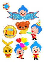 Comprar Adorno Torta Cake Topper  Personalizado Varios Personajes Celeste Plim Plim