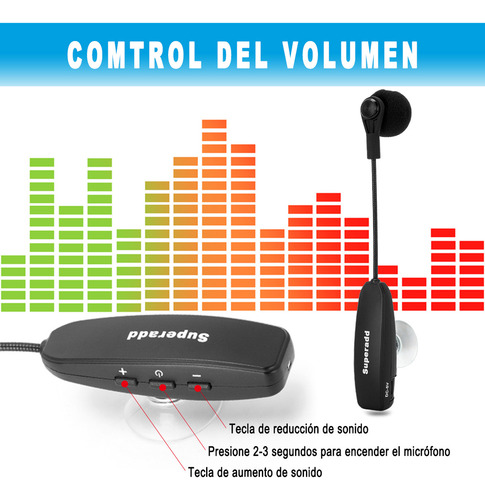 Para Micrófono Superadd Kx-632 De Acordeón/violín Negro /