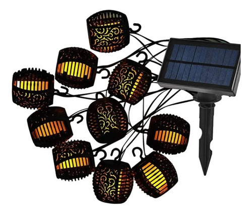 Guirnalda Solar Efecto Fuego Ebest