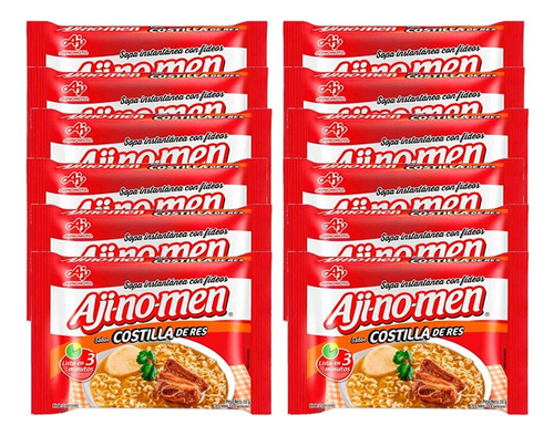 Aji-no-men  80g X 12 Costilla Sopa Instan - g a $34