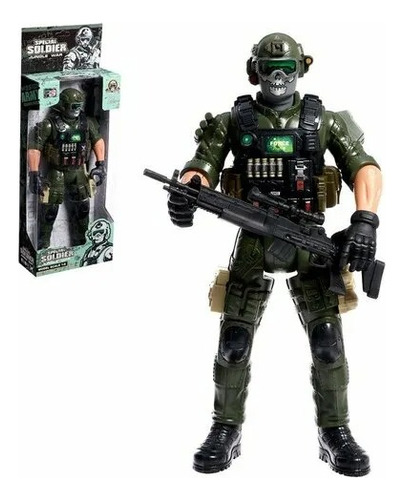 Figura De Soldado Fuerzas Especiales -okidoki