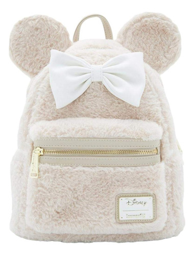 Loungefly Mini Mochila Minnie Mouse Faux Fur Felpa Boxlunch 