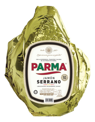 Jamón serrano Parma Selecto  sin TACC 100 g