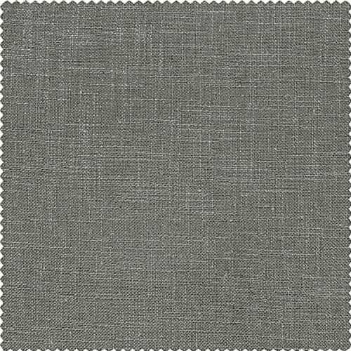 Hpd Heavy Faux Linen Curtain (1 Panel), 50 X 120, Grey Color Gris