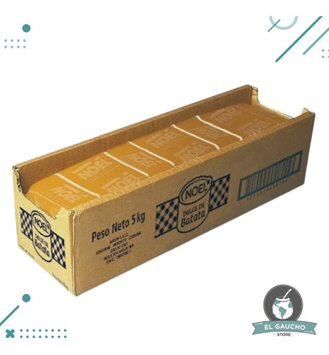 Dulce Noel Batata Con Cacao Cajon 5kg