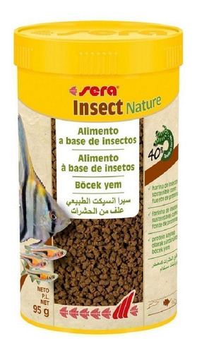 Sera Ração Para Peixes Insect Nature 95g