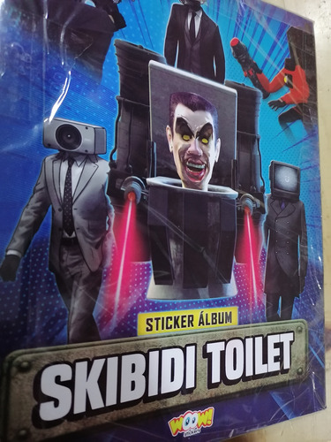 Skibidi Toilet Set Completo Pegar Figuras + 50/50 Cards Woow