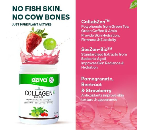 Construtor De Colágeno À Base De Plantas De Oziva Com Biotin