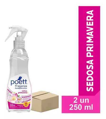 Poett Aromatizador Telas Sedosa Primavera Gatillo2un X 250ml