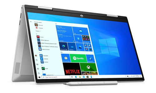 Imagen 3 de 6 de Notebook HP Pavilion x360 14-dy0010la plateada natural táctil 14", Intel Core i5 1135G7 8GB de RAM 512GB SSD, Intel Iris Xe Graphics G7 80EUs 1920x1080px Windows 10 Home