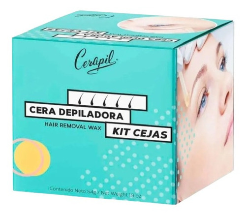 Cera Depiladora De Cejas Cerapil Kit De 54g