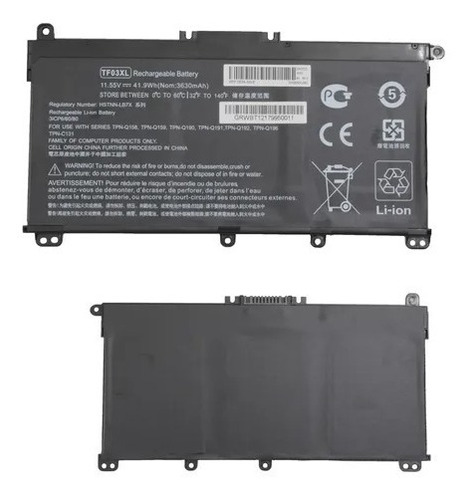 Bateria Original Para Hp Tf03xl -hp-15-cd- 1 Año De Garantia
